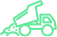 truck icon in green - Aggregate Express